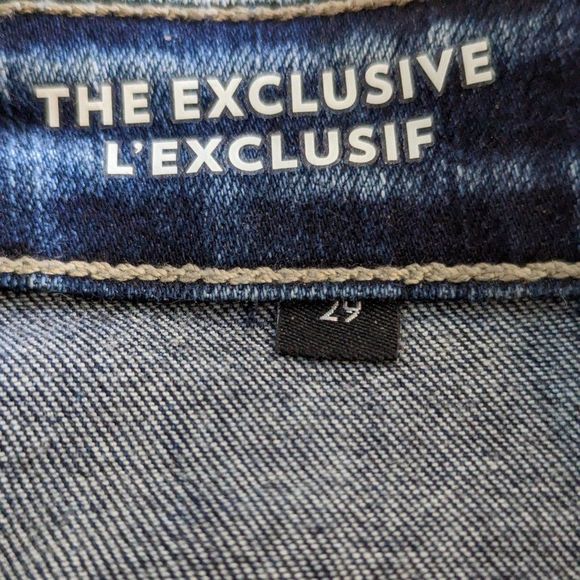 Acid wash Zipper Ankles Size 29 Jeans The exclusive R Jeans company - Picture 9 of 10